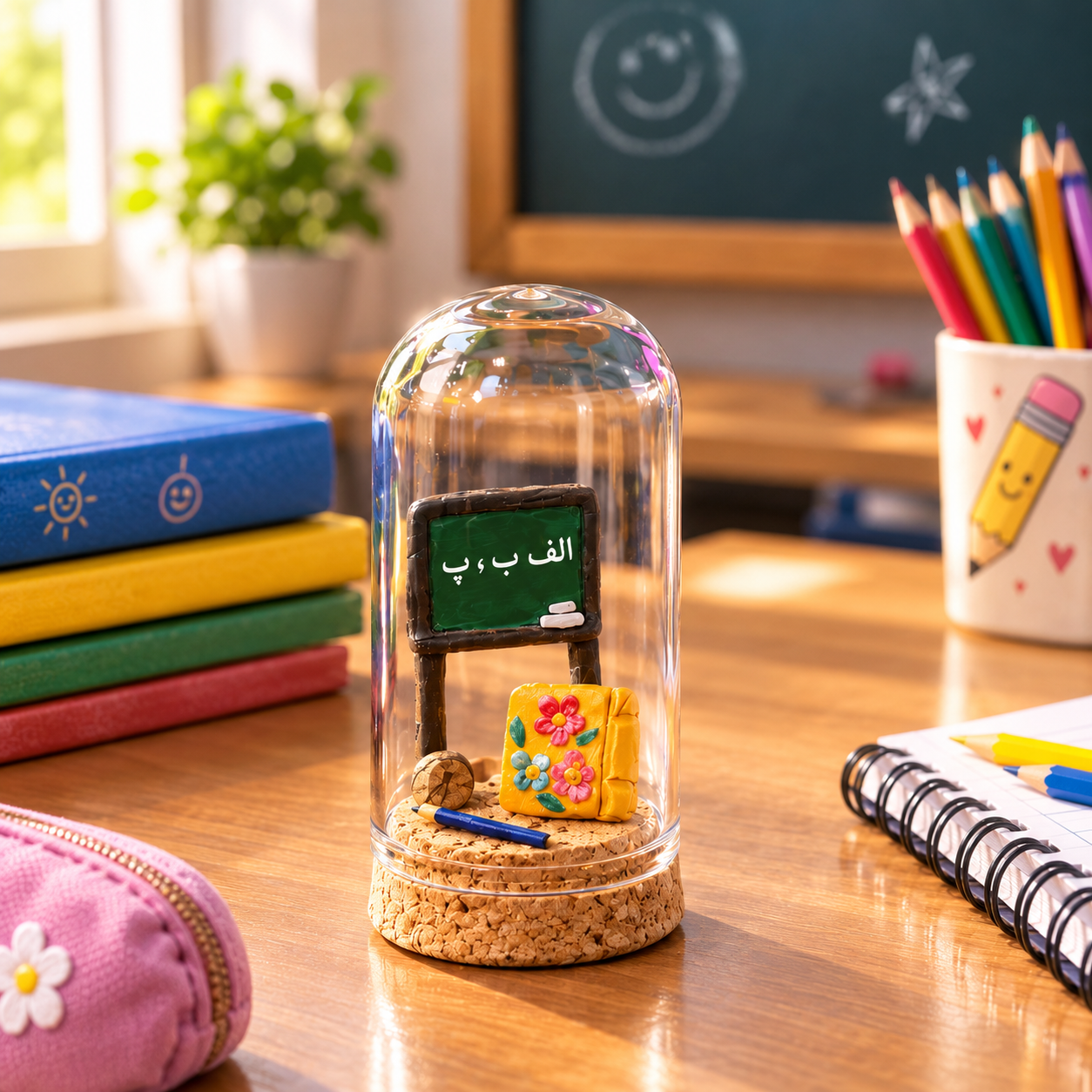 گوی شیشه ای مشاغل نقلی طرح مدرسه